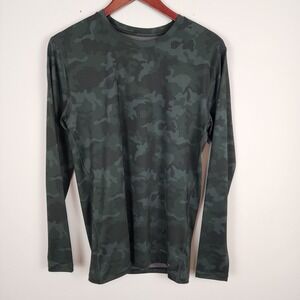 Tommie Copper Men's Pine Camo Core Long Sleeve Crew Shirt Size XL Performance‎